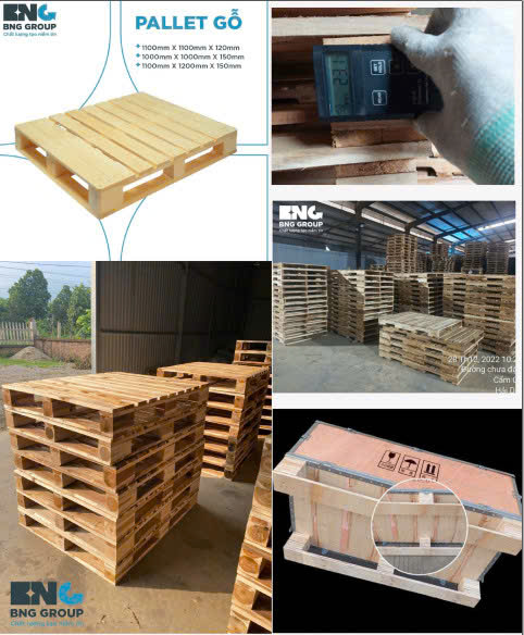 Công ty Pallet gỗ - Pallet gỗ xuất khẩu - Sản xuất Pallet gỗ Hải Phòng